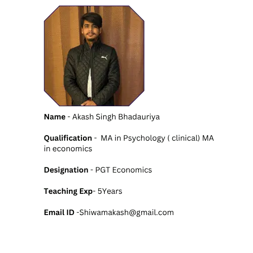 Name - Abhishek Awasthi Qualification - Msc med Designation - Lecturer Teaching Exp- 10 Years Email ID - Vivektrivedi230@gmail.com Class Assig - 12th (2)